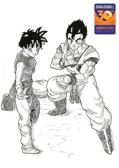 As an appreciation, we had created an unique project. Videl and Gohan dragonball 30th anniversary by Blood ...
