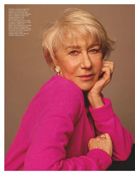 Born 26 july 1945) is an english actor. Helen Mirren - British Vogue Magazine May 2019 Issue ...