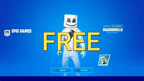 Fortni̇te marshmello gemi̇si̇ yapiyoruz / roblox türkçe. How to Get the Marshmello Skin for Free in Fortnite ...