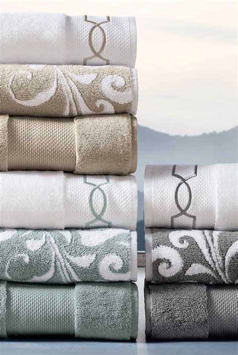 A bath towel has a bigger size than a bath towel. Our Resort Fretwork Towel is made of the same luxurious ...