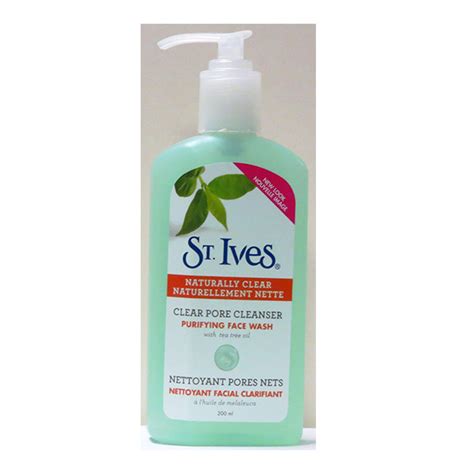 Ives packs its apricot scrub with crushed walnut shells that can tear up your face, and leave you wrinkled with acne. ST. Ives Clear Pore Cleanser Purifying Face Wash with Tea ...