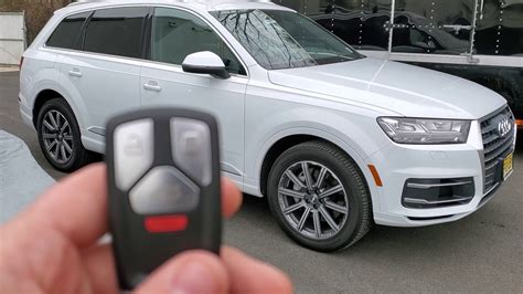 If you get into your q5, turn the key, and your car doesn't start (you may hear nothing or a clicking sound from the engine bay), you have a dead battery and you drive your q5 regularly and simply forgot to turn your lights off. 2019 Audi Q7 Remote Start - YouTube