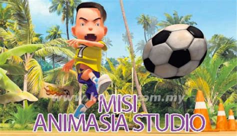 Iwan mistakens as his cousin, a princess on the run from assassins from virtual world. BOLA KAMPUNG THE MOVIE, KOSMO - Animasia Animation Studio