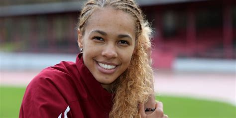 She specializes in the long jump. Alexandra Wester (German/Ghanaian Track Athlete ...