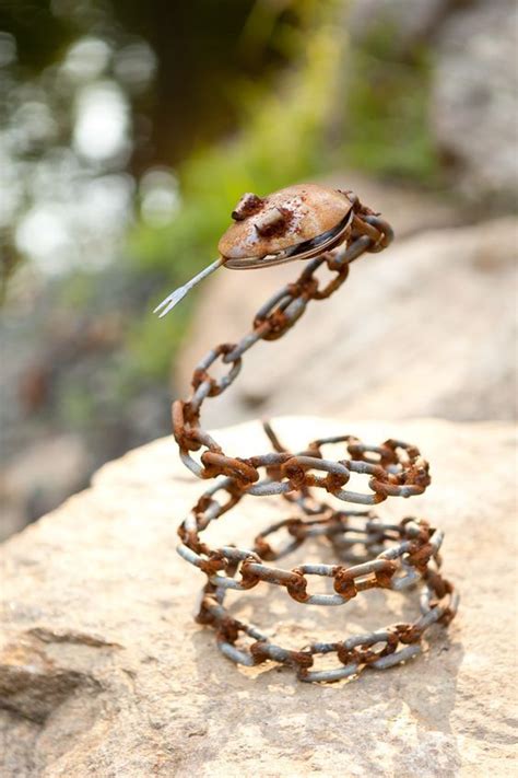This guy thinks he's a stud. Metal Sculpture Snake Here's another sculpture I welded ...
