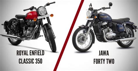 Another major difference is the bodyweight of both. Jawa Forty Two vs. Royal Enfield Classic 350 : Battle of ...