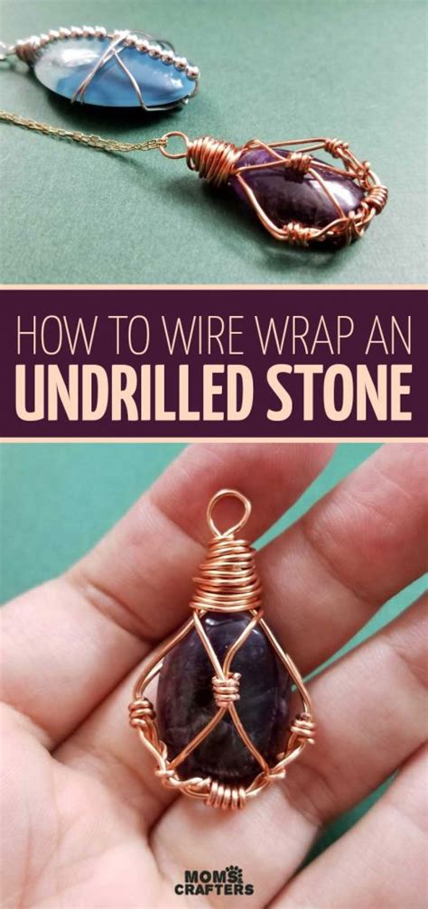 Learn how to wire wrap stones without holes with this diy wire wrap stone pendant tutorial! Wire Wrap Stone - How to Wire Wrap Stones Without Holes ...