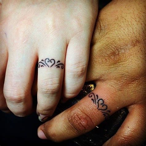 Moreover, there are a lot of individuals all over the world who get it is through the ring that is worn on the fingers. Couples Tattoos - best+ring+finger+tattoos | cute ring ...