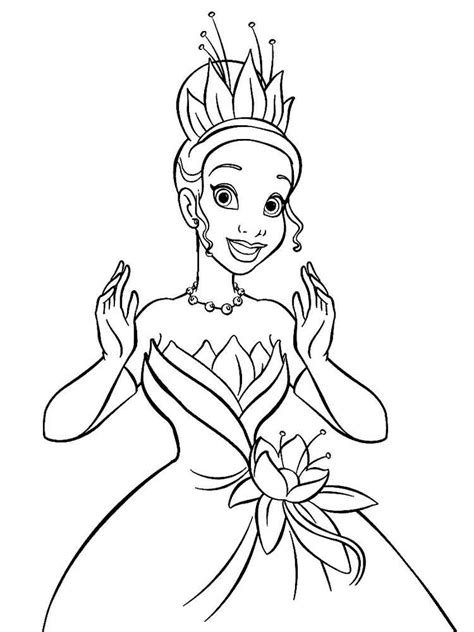 Signup to get the inside scoop from our monthly newsletters. Princess Tiana coloring pages. Free Printable Princess ...