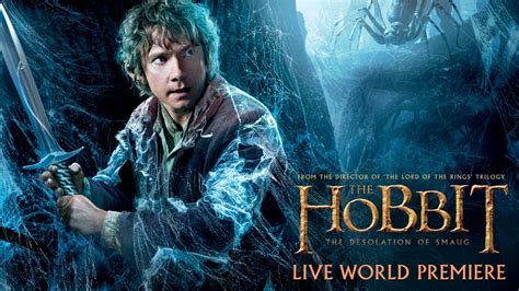 There and back again, hobbit: The Hobbit: The Desolation of Smaug - LIVE World Premiere ...