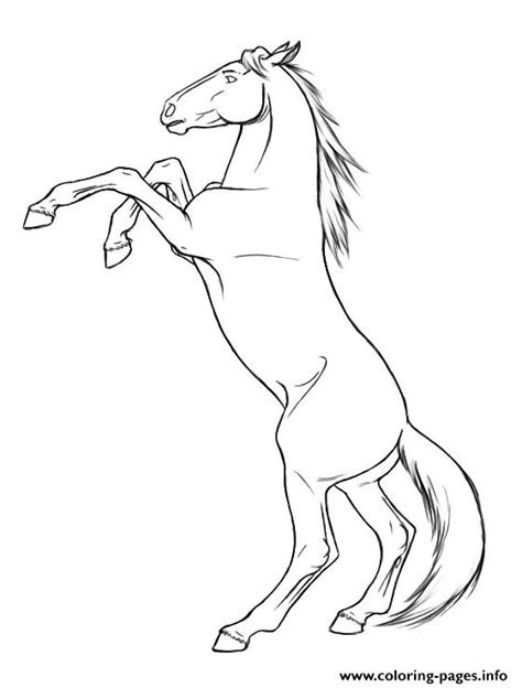 But this is the best horse i've ever drawn xd. Rearing Horse S8dcc Coloring Pages Printable