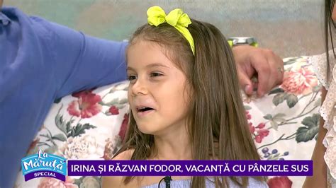 Mamă pentru diana, soție pentru răzvan, fiică pentru părinții mei, soră, prietenă, colegă. Irina si Razvan Fodor, dezvaluiri si imagini din vacanta ...