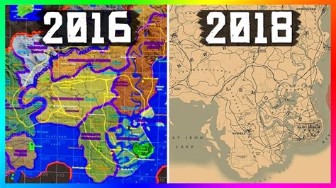 But i find that there is still lot's to discover, and now i think in terms of density. Red Dead Redemption 2 Map Comparison | Time Zones Map World
