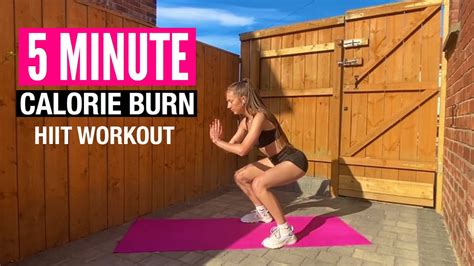 This is the best way to lose weight. 5 MINUTE CALORIE BURN | burn calories fast & HIIT// No ...