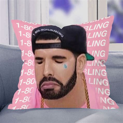 6.what happens if drake leaves the phone in the back of an uber? Drake Hotline Bling Pink Logo Art Design New Pillow Case ...