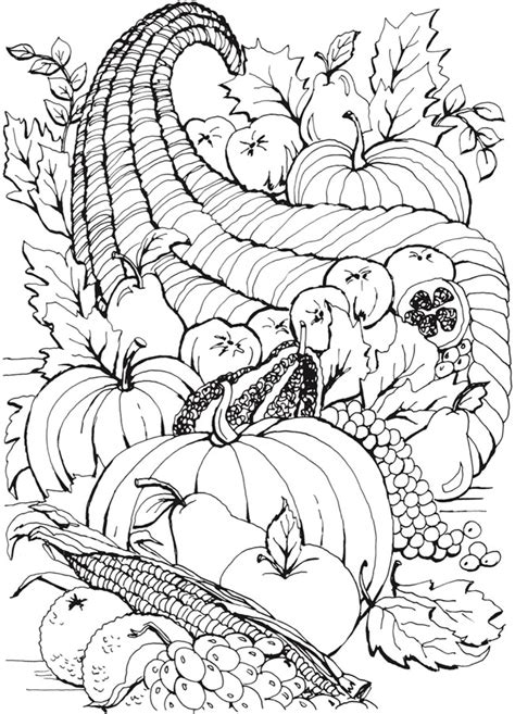 When the printable thanksgiving coloring page has loaded, click on the print icon to print it. Creative Haven's Autumn Scenes Coloring Book image | Fall ...