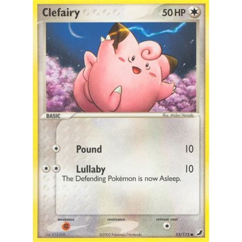 Pokemon card sun & moon high class pack tag team gx tag all stars box japan. Clefairy 53/115 EX Unseen Forces Common Pokemon Card NEAR MINT TCG
