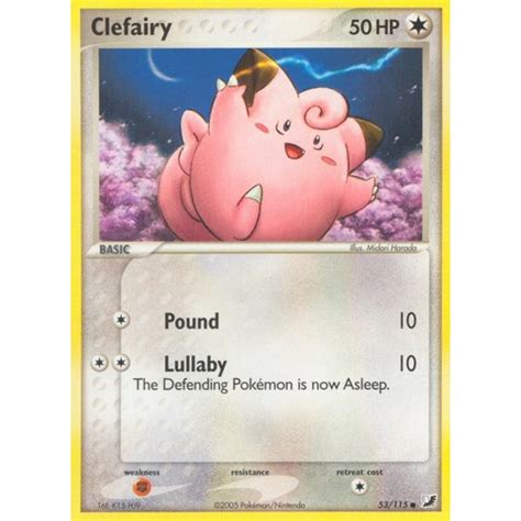 Check spelling or type a new query. Clefairy 53/115 EX Unseen Forces Common Pokemon Card NEAR MINT TCG