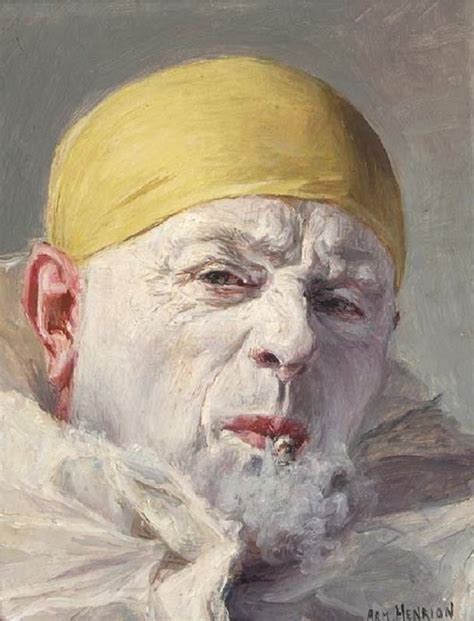 Garabating | Self-portrait by Armand Henrion | Portrait painting, Self portrait, Portrait