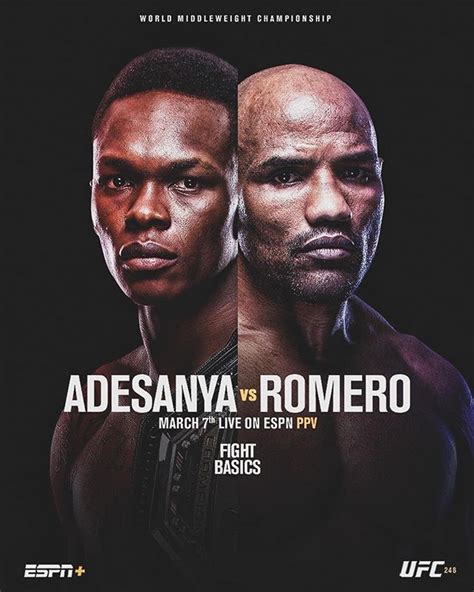 Get inspired by our community of talented artists. Israel Adesanya vs. Yoel Romero to headline UFC 248 in ...