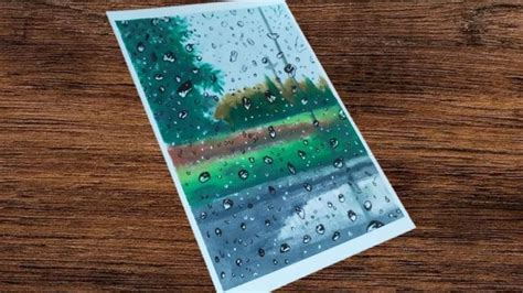 Check oil pastels prices, ratings & reviews at flipkart.com. oil pastel drawing #70-Cara mudah menggambar pemandangan hujan disiang h... di 2020 | Drawing ...