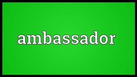 ब्रांड एंबेस्डर से संबंधित महत्वपूर्ण प्रश्न उत्तर (important questions related to brand ambassador). Ambassador Meaning In Hindi Quotes & Definition Of ...