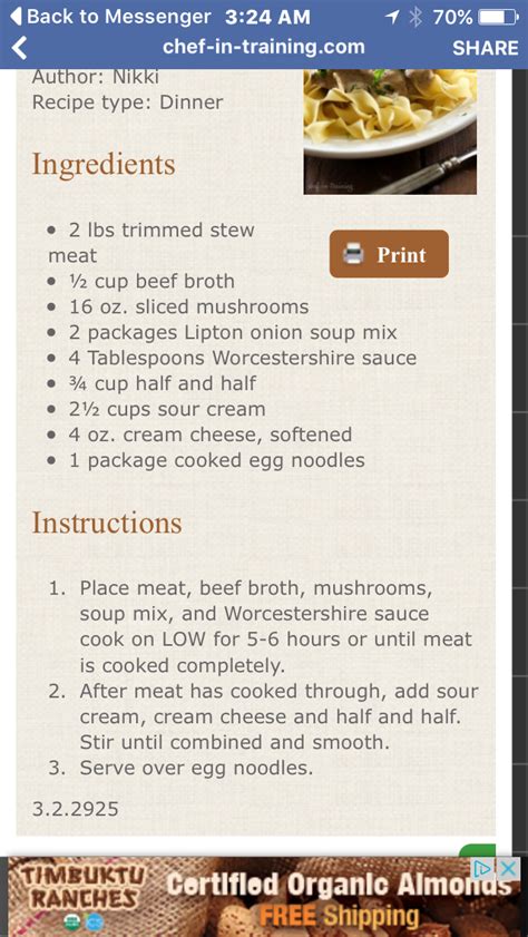 Empty dry soup mix and mushroom soup onto roast. Pin by Cari Yamada Lundgren on Recipes | Recipes, Lipton ...