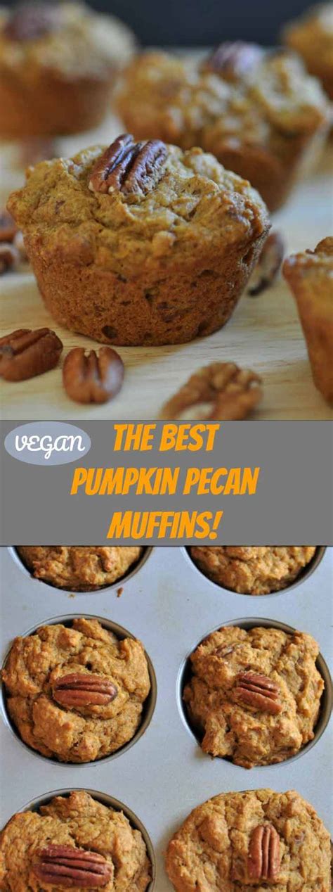July 28, 2019march 9, 2017 by anne. The best vegan pumpkin pecan muffins | Recipe | Vegan ...