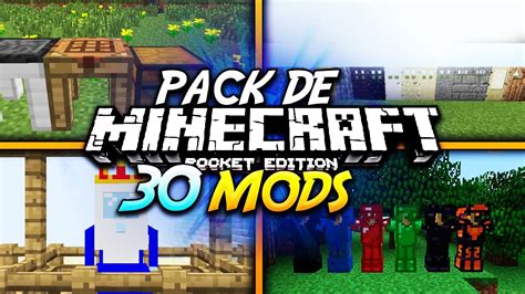 Minecraft mods im twitch launcher crash beim start im minecraft launcher? Pack De 30 Mods Para Minecraft Pocket Edition 0.16.0 ...