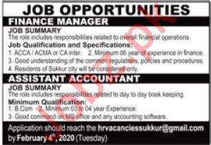 Assistant financial accountant recognised brand. Finance Manager & Assistant Accountant Jobs 2020 2021 Job ...