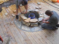 Usually in fire cases you will find that the the recommended distance between a fire pit and your home is at least 20 feet. Pin by David on My Home Design Ideas | Deck fire pit, Deck ...