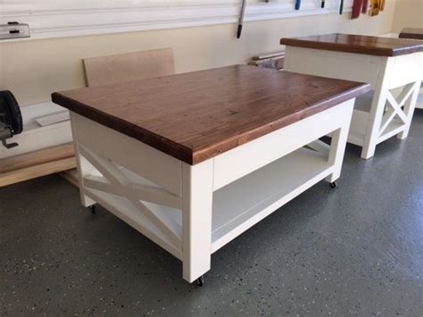 Lift top mechanism and aluminum legs are adding up to this table. Rustic Lift Top Coffee Table, with storage | Ana White | Coffee table top ideas, Coffee table ...