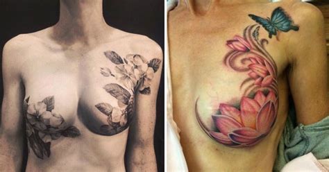 Faith cancer ribbon tattoo keep your faith intact by getting inked in a simple looking work of a cancer ribbon tattoo. These Beautiful Tattoos Transform The Battle Scars Of ...