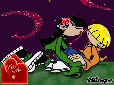 Kids next door number 3 and 4 were adorable. Numbuh 3 & Numbuh 4 kiss Picture #46319040 | Blingee.com