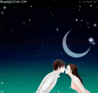 Gambar Kartun Animasi Korea Romantis Ciuman | Kiss in 2019 ...