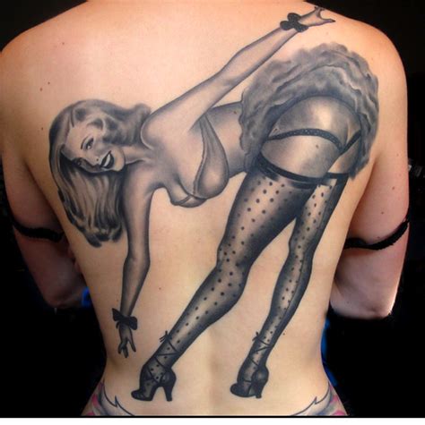 3 colors for your choice: Pinup Tattoo by Aurora Lancaster: TattooNOW