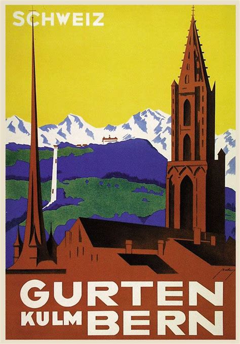 Schweiz tourismus — schweiz tourịsmus  tu , abkürzung st, als körperschaft des öffentlichen rechts offizielles nationales marketingunternehmen der schweiz zur förderung von reiseverkehr. Bern Gurten Kulm Armin Bieber | Schweiz tourismus, Alte ...