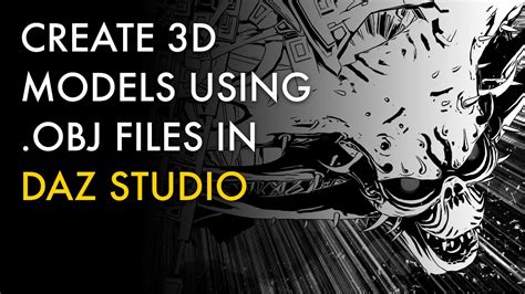 Thousands of free 3d models available for download. Create 3D Models Using OBJ Files in DAZ Studio - YouTube