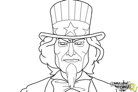 Free cartoon network uncle grandpa coloring page. How to Draw Uncle Sam - DrawingNow