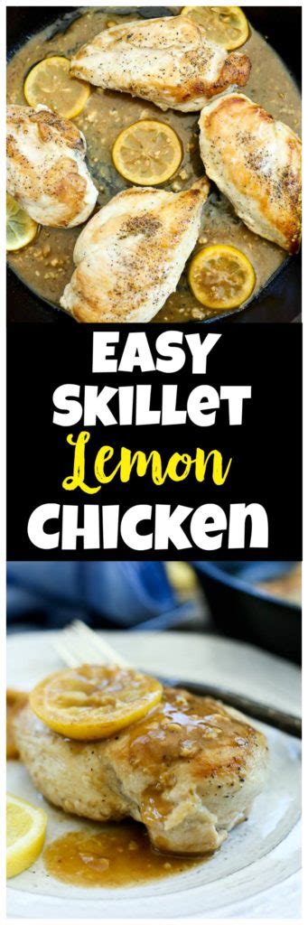 Use leftover chicken breast in this substantial healthy soup. Easy Lemon Garlic Skillet Chicken Breasts - Happy Healthy Mama