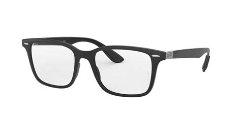 Designed for comfort this style has a rubber frame and cushioned nose pad. RAY-BAN RX 7144 5204 Noir sable 53/18 - Optical Center