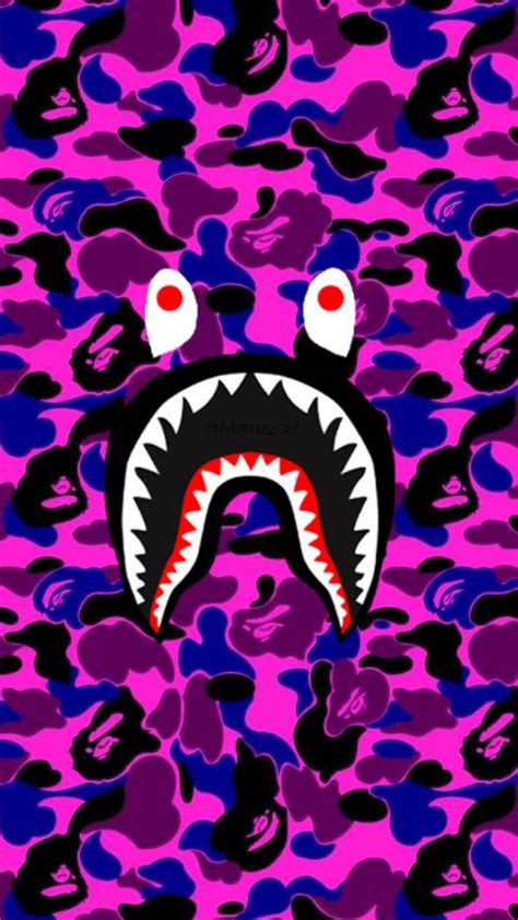 See more ideas about bape, bape wallpapers, bape shark. Bape purple wallpaper by Chiefaye - c6 - Free on ZEDGE™