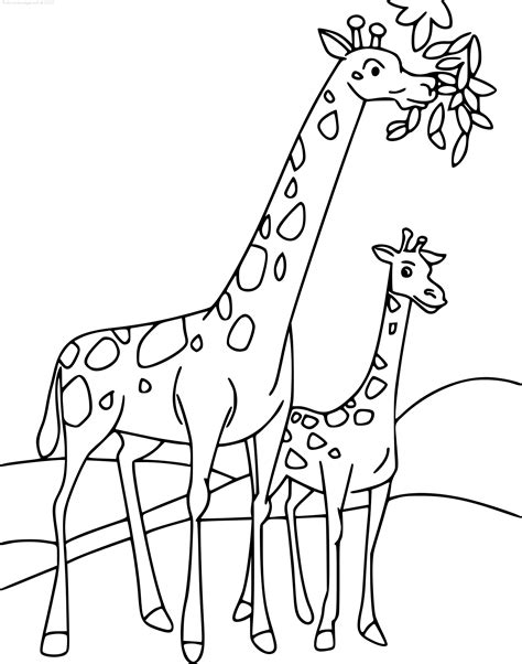 Il y en a pour tout le monde, des mandalas faciles aux mandalas complexes pour les plus grands, de 3 ans. Coloriage à imprimer girafe-3