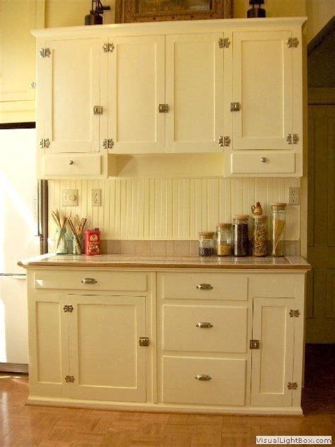 A houseboat gets the ultimate nautical treatment with gleaming stained trim against clean white walls. Image result for old fashioned kitchens, no cabinets ...