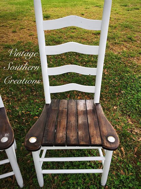 That front porch is just so inviting! Farmhouse chairs by Vintage Southern Creations | Farmhouse ...