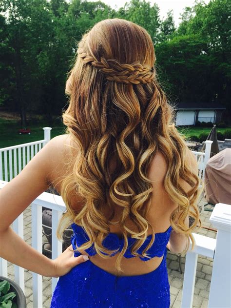 For a fun and unique prom hairstyle, use a rhinestone tiara to secure the front, and then section the back to make small ponytails all over. 21 Most Glamorous Prom Hairstyles to Enhance Your Beauty ...