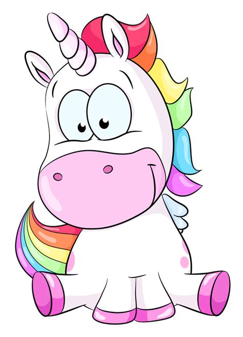 Einhörner clipart einhorn grafiken kommerzielle nutzung | etsy. Niedliches Einhorn Vektor Illustration - Einhorn ...