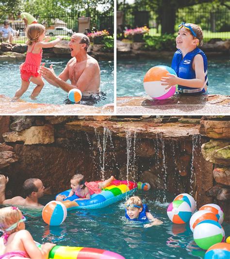 The time of year lends itself to celebration through giving. Bright & Modern Popsicle Pool Party {2nd Birthday ...