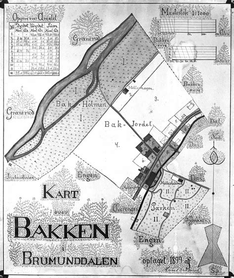 Finn lokale leverandører og beregn kjørerute. Kart over garden Bakken, Brumunddal. Oppmålt og tegnet av ...