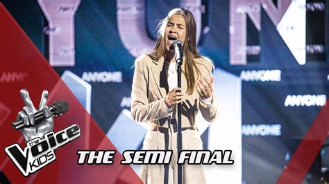 The voice of germany 2014. Femke - Anyone | The Semi Final | The Voice Kids | VTM ...